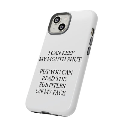 Subtitles iPhone Case