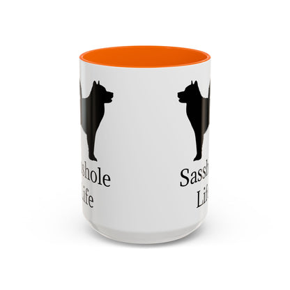 Sasshole Life 2-Tone Coffee Mug