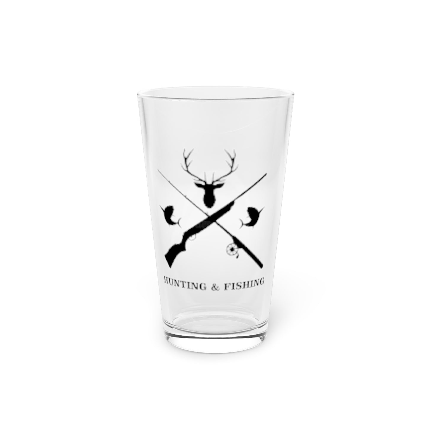 Hunting/Fishing Drinking Glass