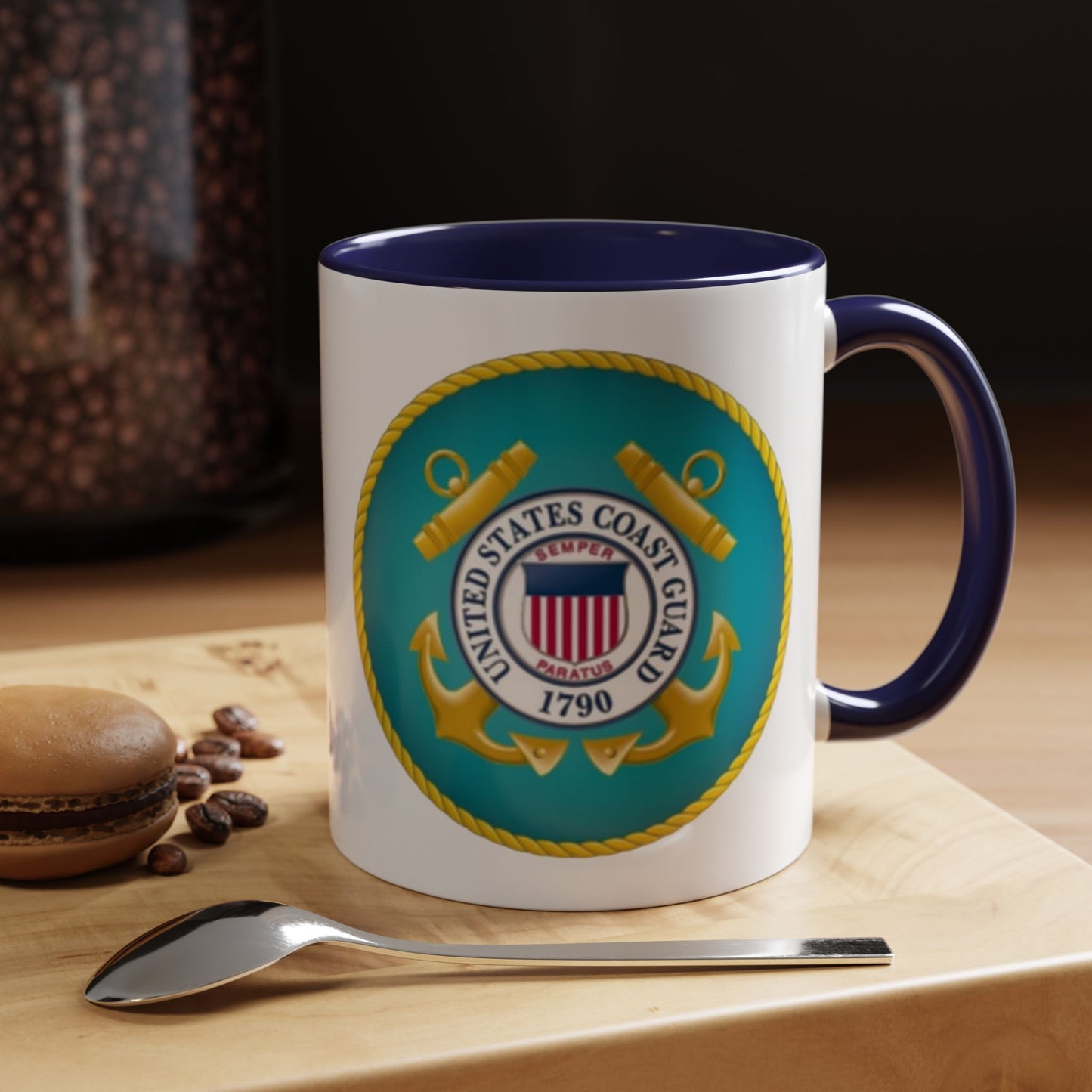 US Coast Guard 2-Tone Coffee Mug