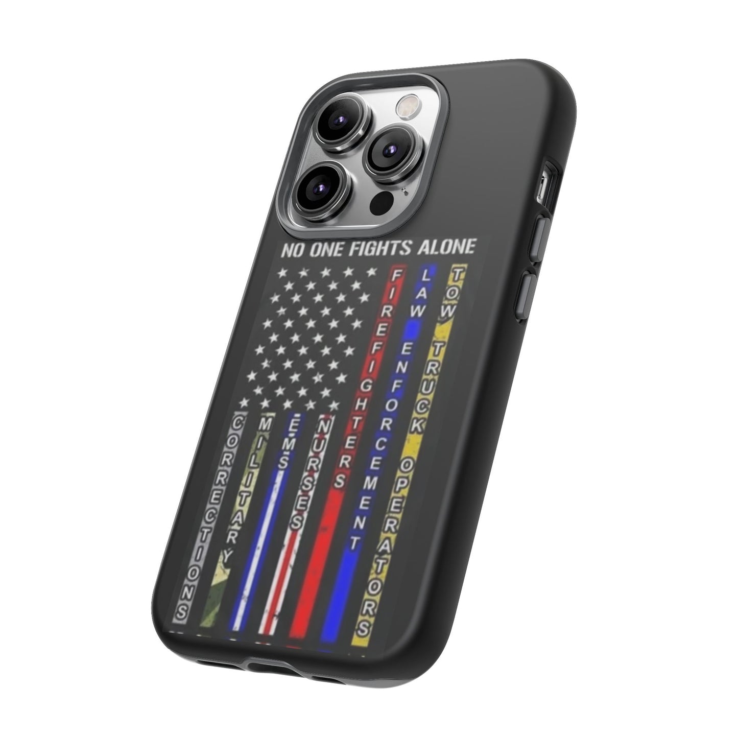 No One Fights Alone iPhone Case