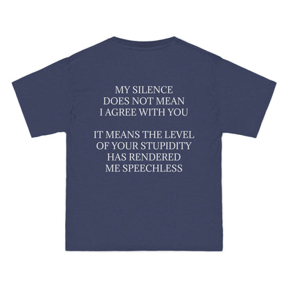Speechless Men's Short-Sleeve Crewneck Tee