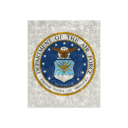 US Air Force Crushed Velvet Blanket