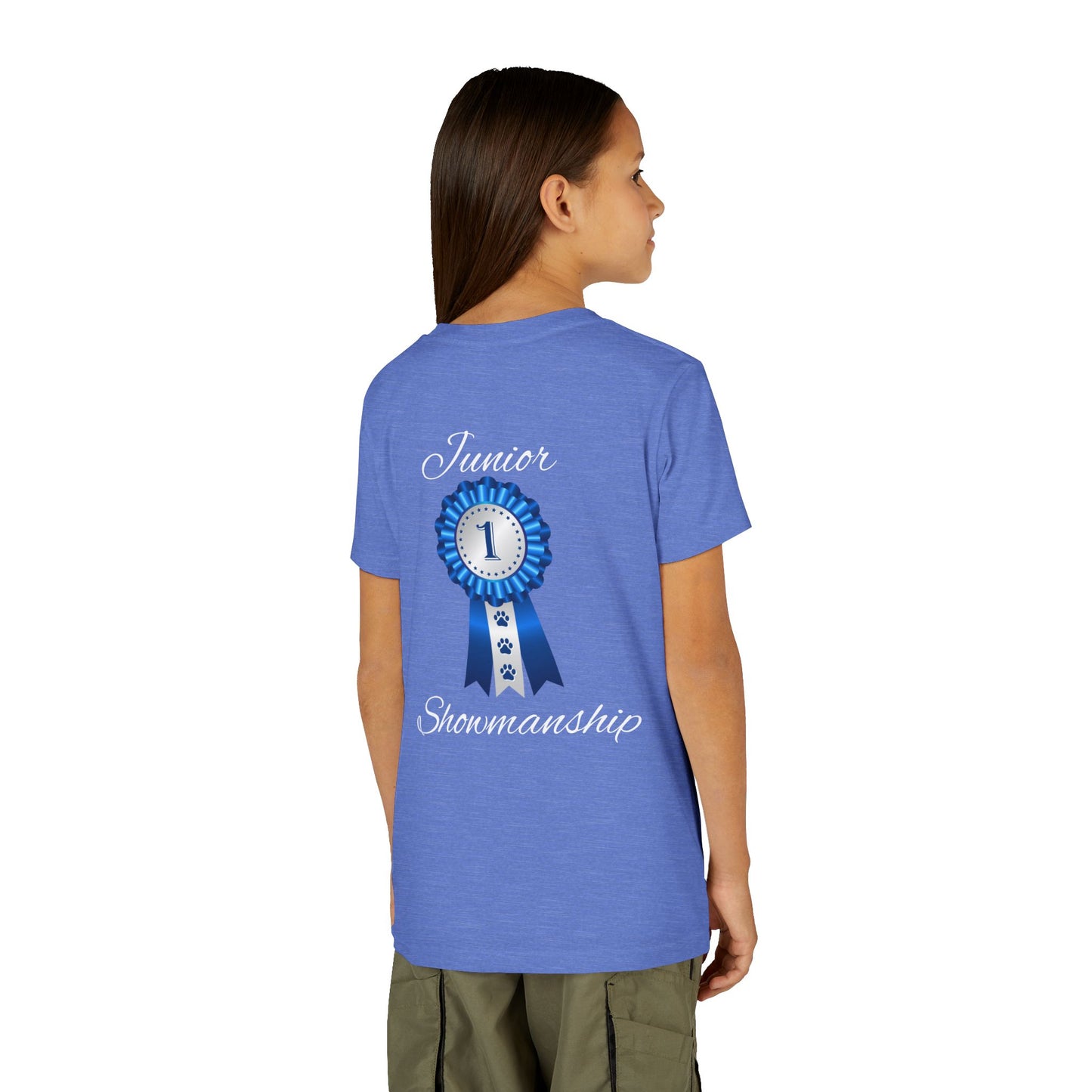 Junior Showmanship Youth Unisex Short Sleeve Crewneck Tee