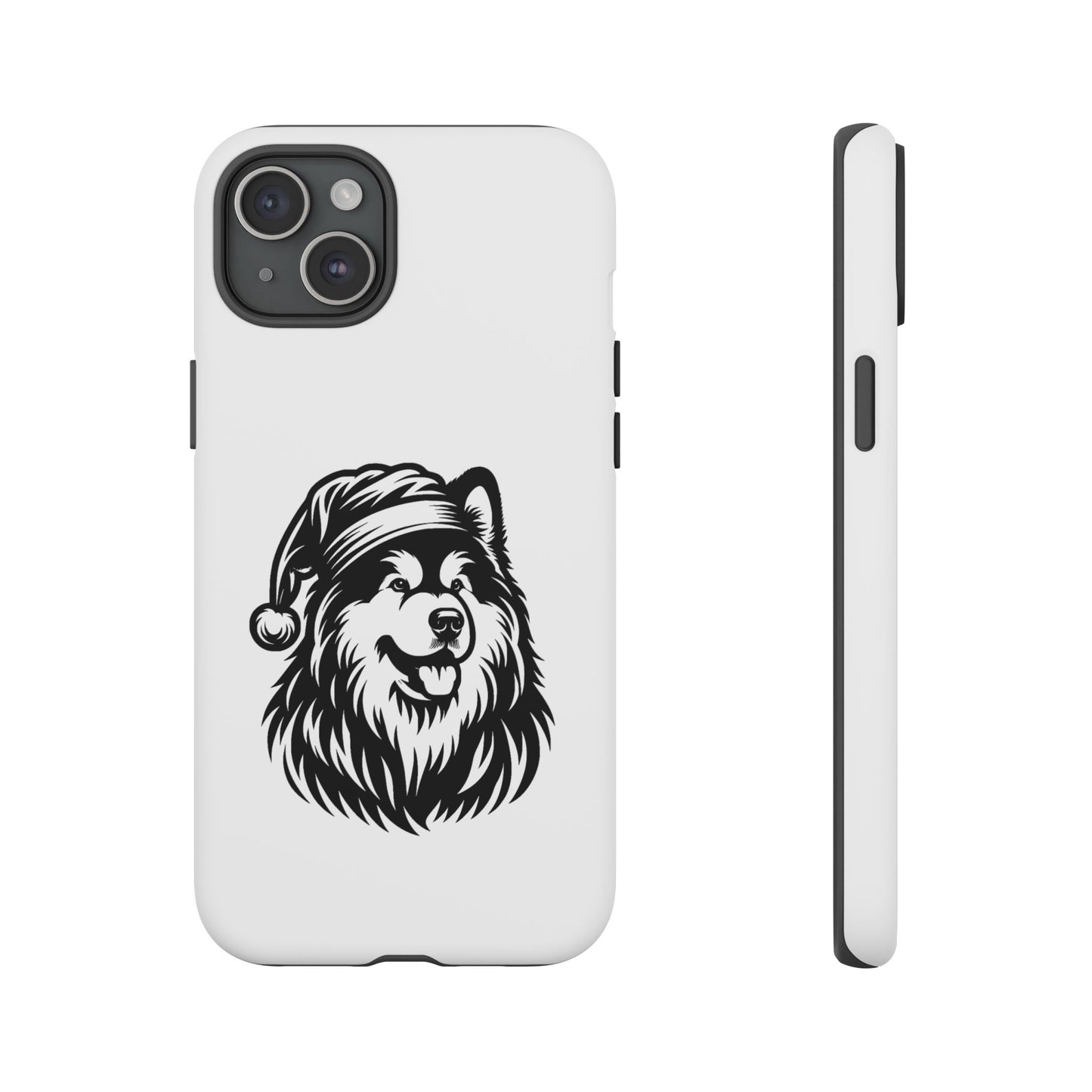 Santa Paws Malamute iPhone Case