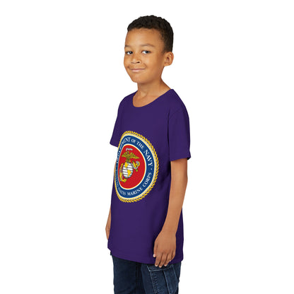 US Marine Corps Youth Unisex Short Sleeve Crewneck Tee