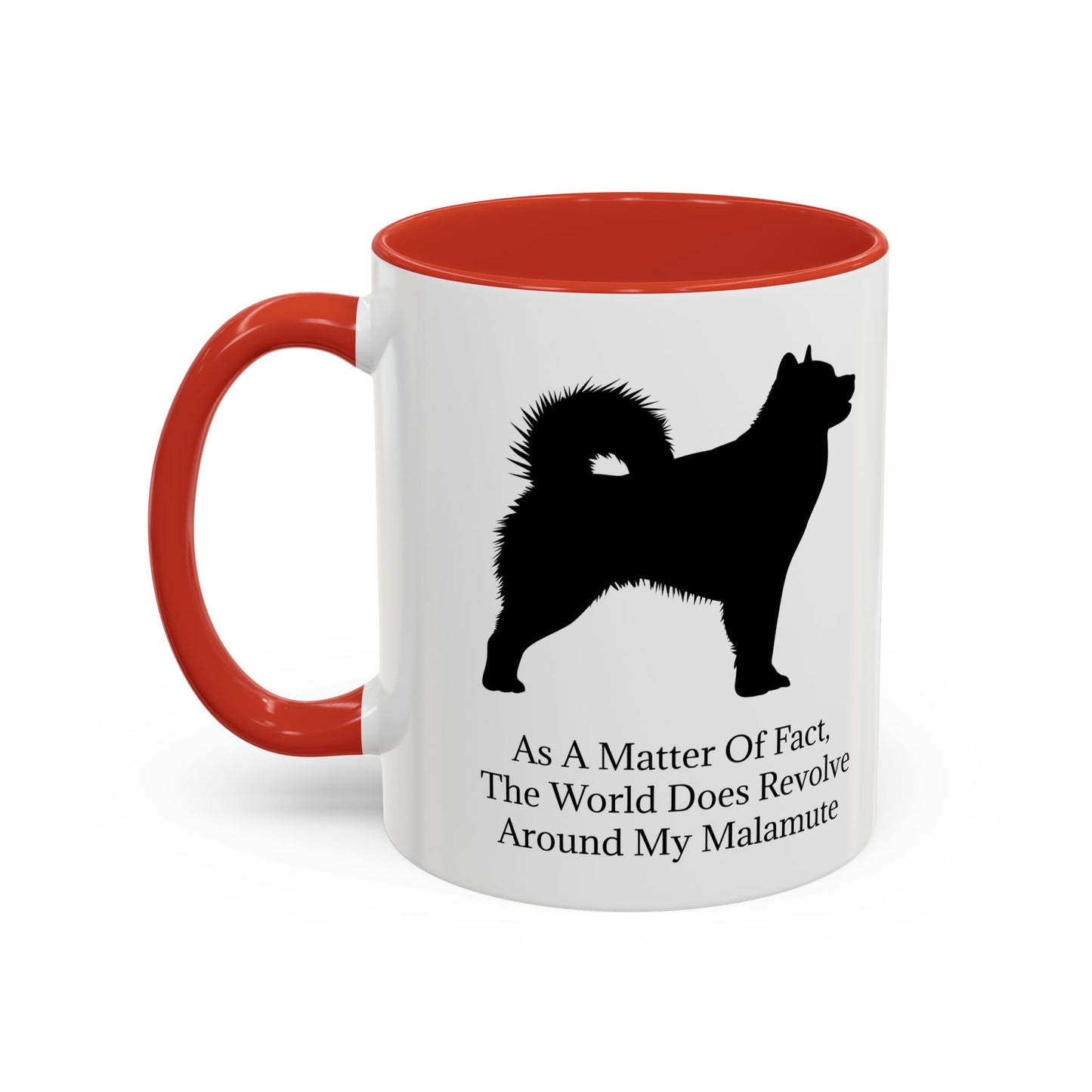 Matter Of Fact Malamute 2-Tone Coffee Mug