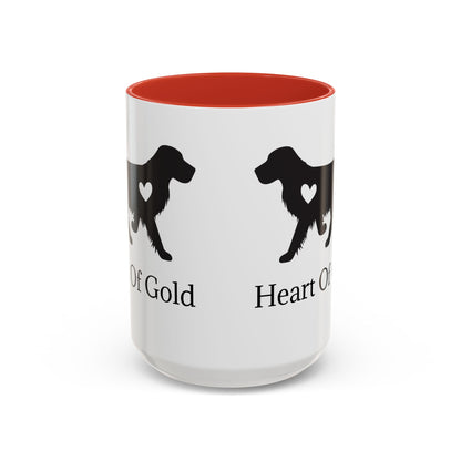 Heart Of Gold 2-Tone Coffee Mug