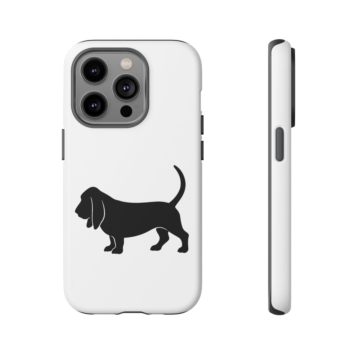 Basset Hound Silhouette iPhone Case