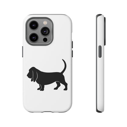 Basset Hound Silhouette iPhone Case