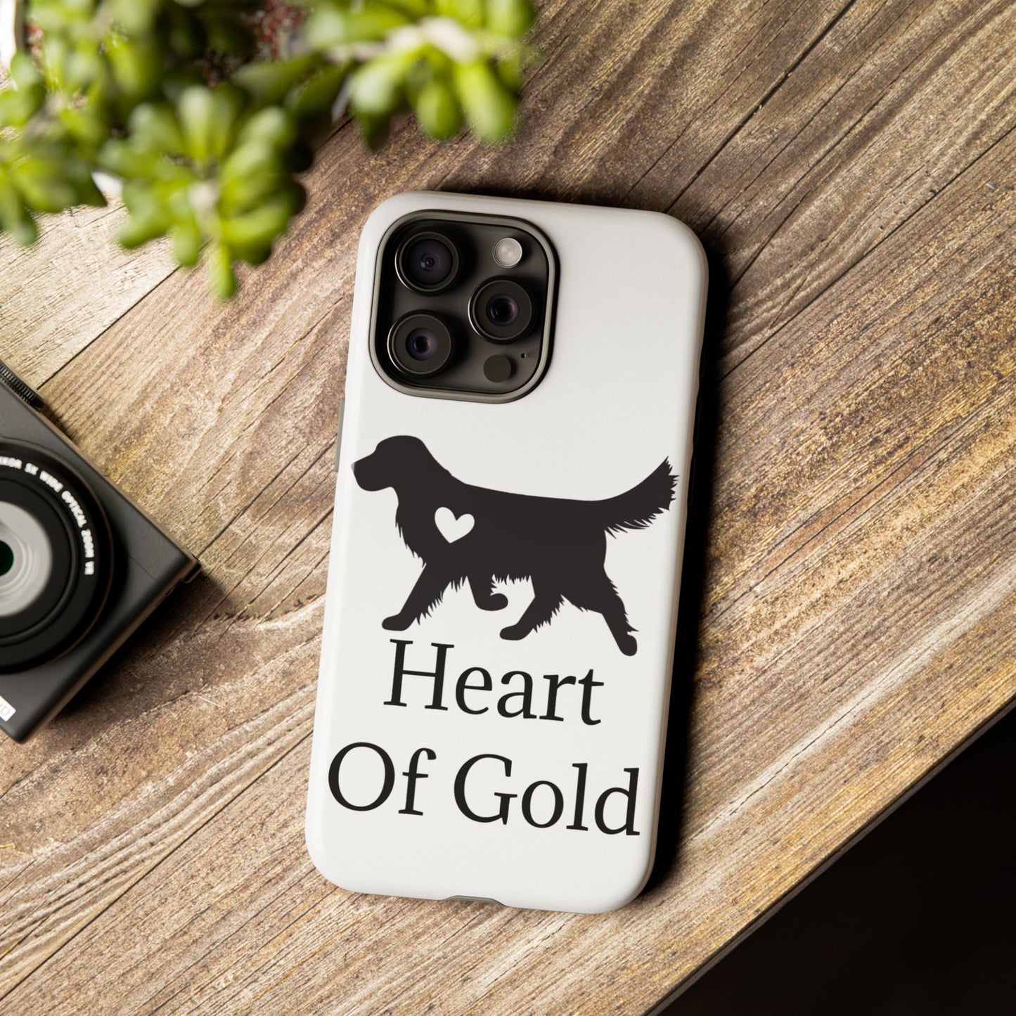 Heart Of Gold iPhone Case