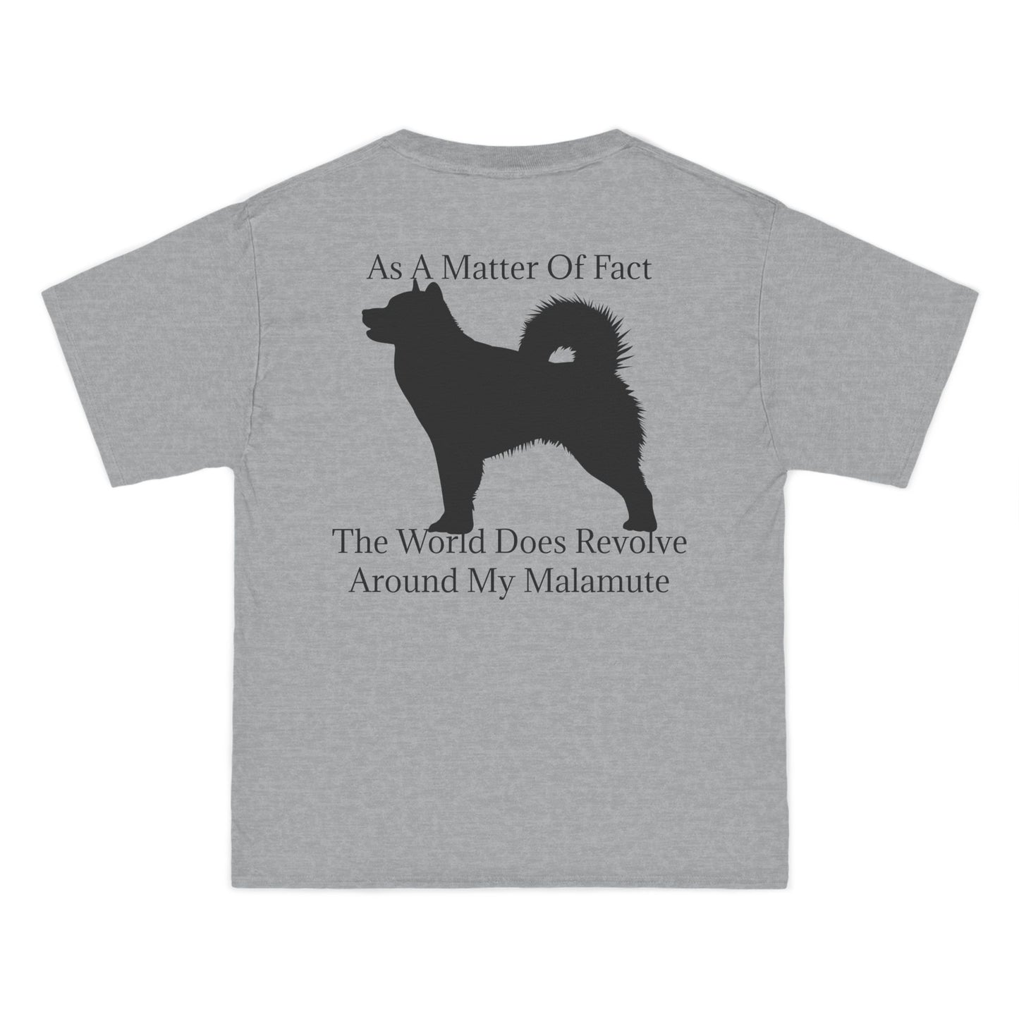 Matter Of Fact Malamute Men's Short-Sleeve Crewneck Tee