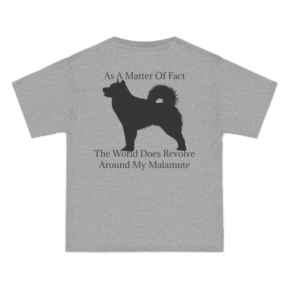 Matter Of Fact Malamute Men's Short-Sleeve Crewneck Tee