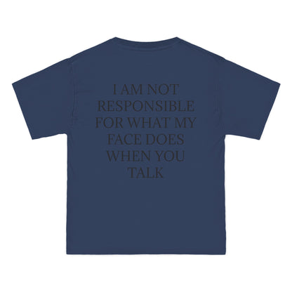 When You Talk Men's Short-Sleeve Crewneck Tee