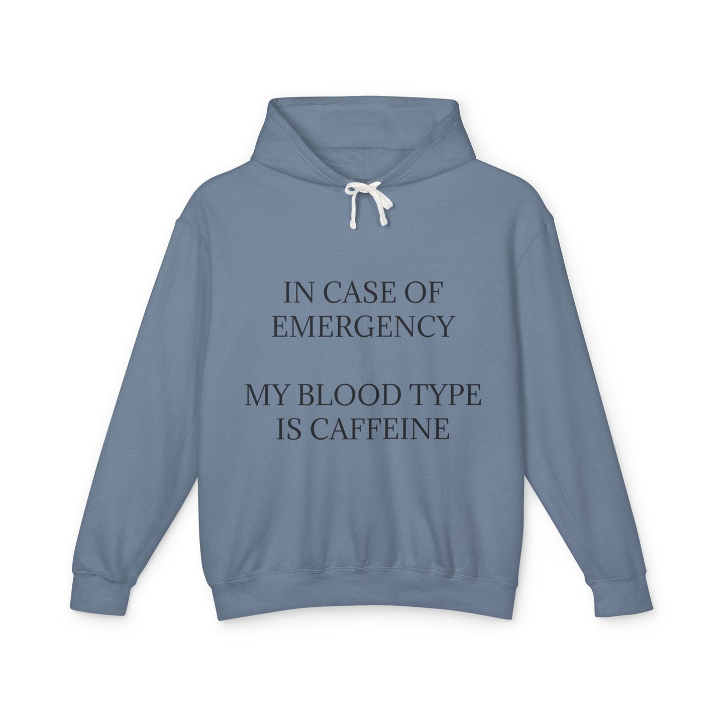Blood Type Unisex Lightweight Hoodie