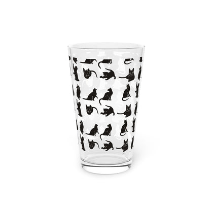 Cats Drinking Glass