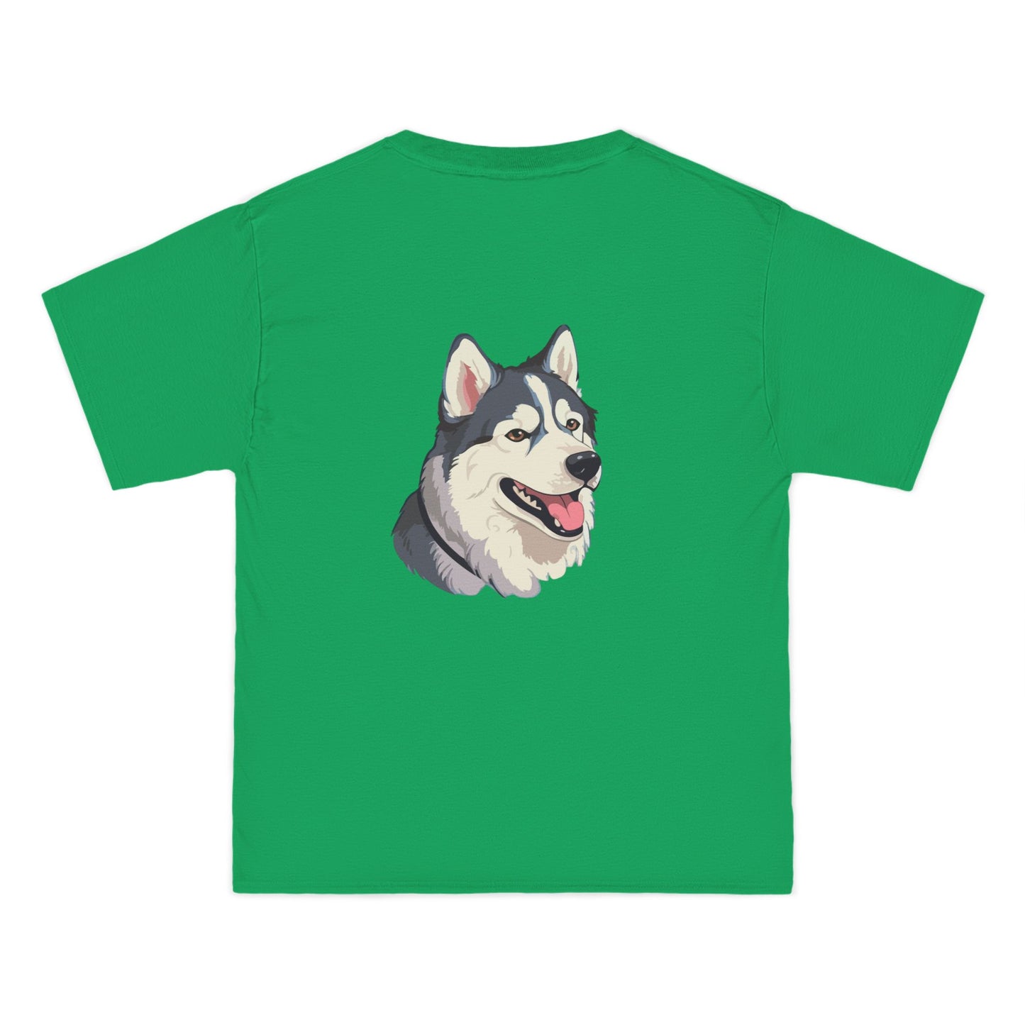 Malamute Head Men's Short-Sleeve Crewneck Tee
