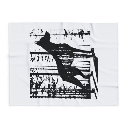 Guardian Of The Forest Arctic Fleece Blanket