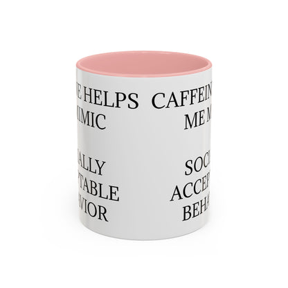 Socially Acceptable 2-Tone Coffee Mug