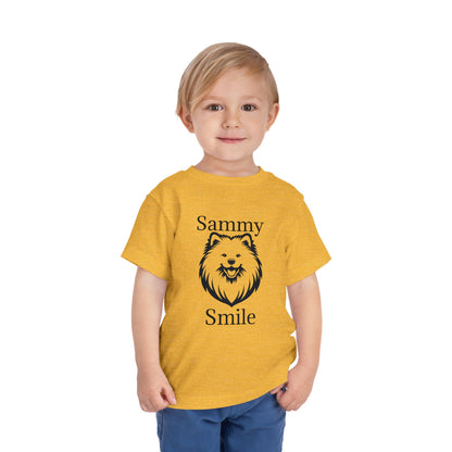 Sammy Smile Toddler Unisex Short Sleeve Crewneck Tee