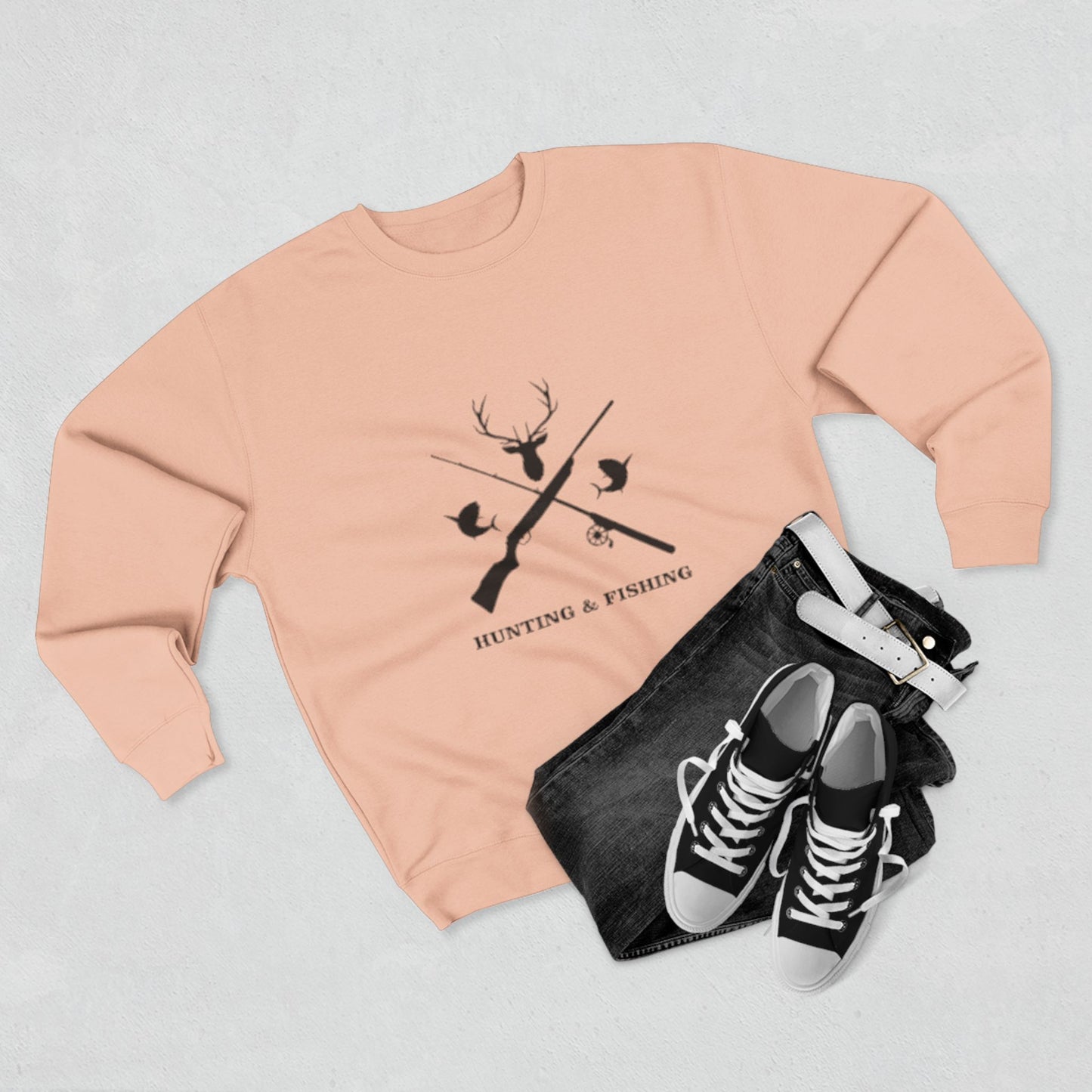 Hunting/Fishing Unisex Crewneck Sweatshirt