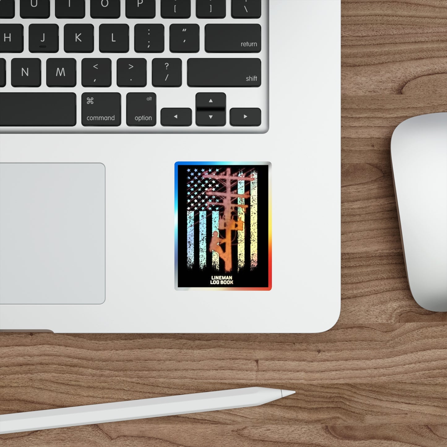 Lineman Holographic Sticker