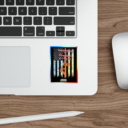 Lineman Holographic Sticker