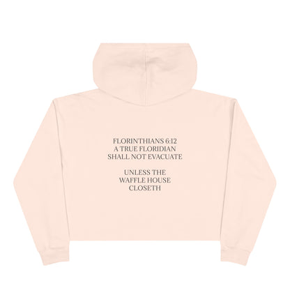 Florinthians 6:12 Women's Crop Hoodie