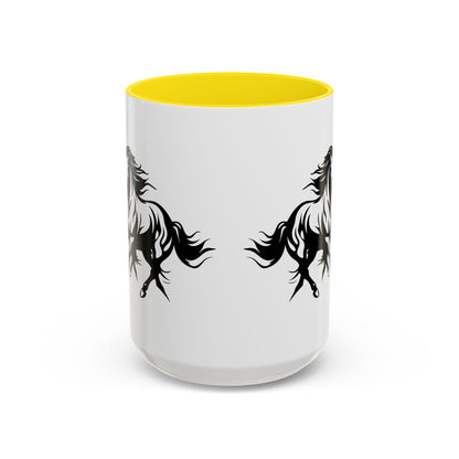 Horsin' Around 2-Tone Coffee Mug