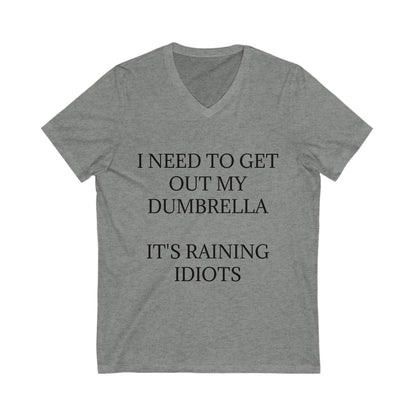 Dumbrella Unisex Short Sleeve V-Neck Tee
