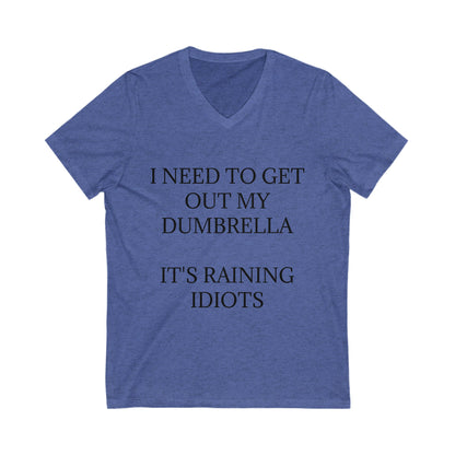 Dumbrella Unisex Short Sleeve V-Neck Tee