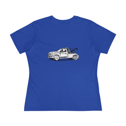 Wheel Lift Tow Truck Women's Short Sleeve Crewneck Tee