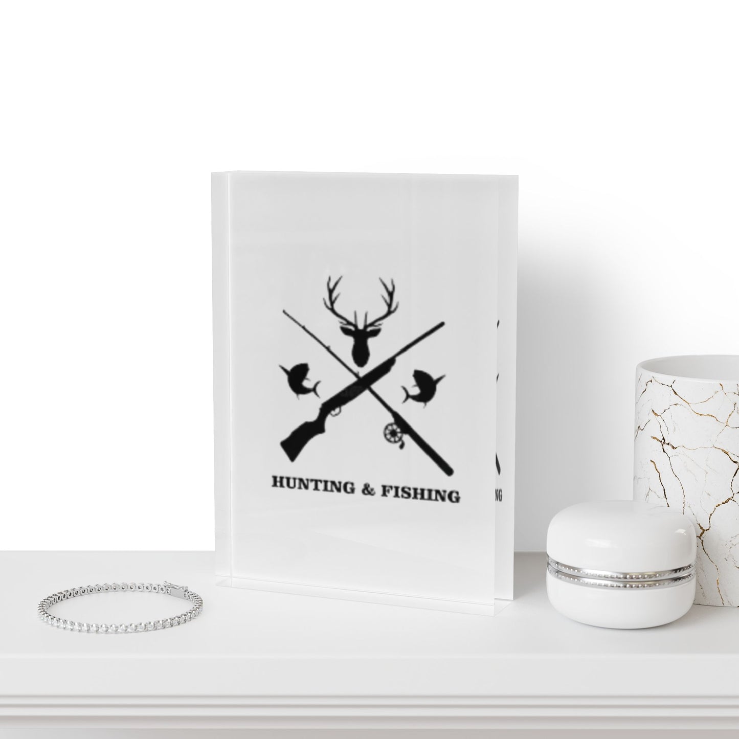 Hunting/Fishing Acrylic Photo Block