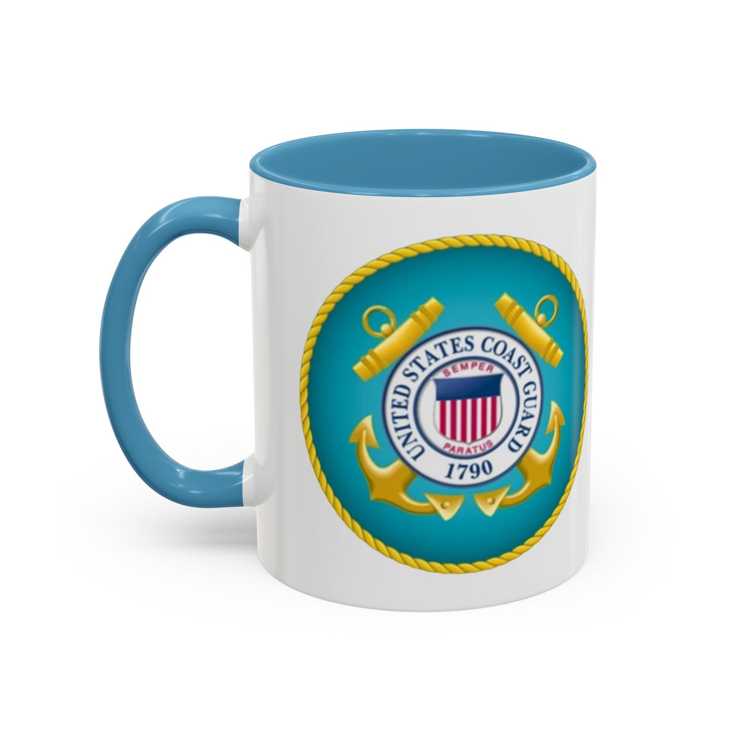 US Coast Guard 2-Tone Coffee Mug