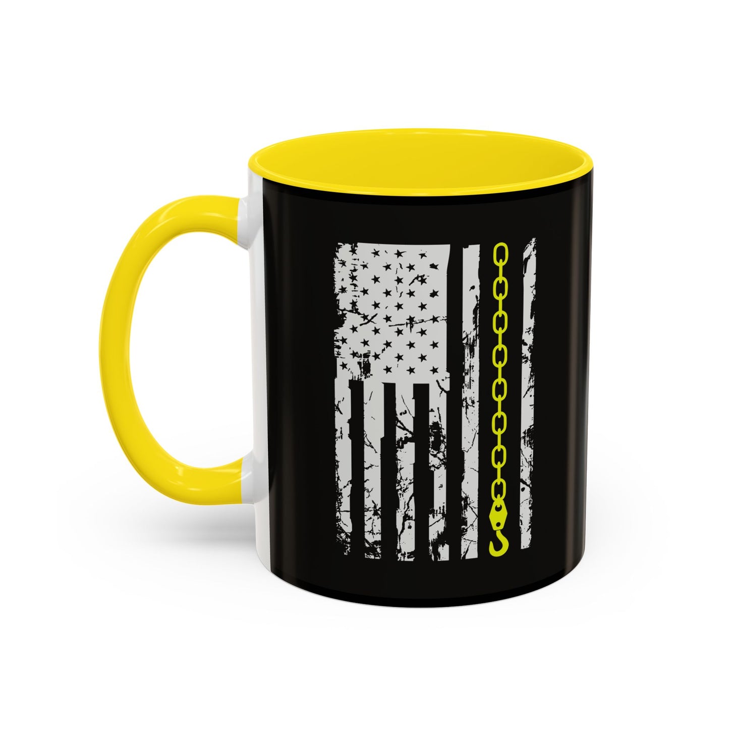 Thin Yellow Line 2-Tone Coffee Mug