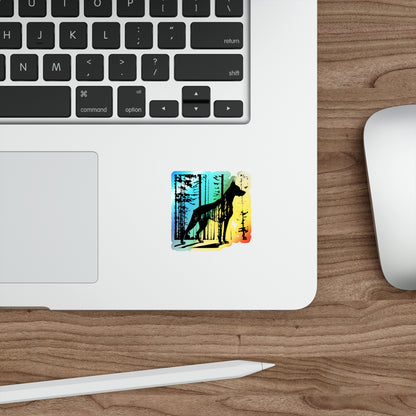 Guardian Of The Forest Holographic Sticker