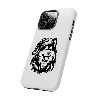 Santa Paws Malamute iPhone Case