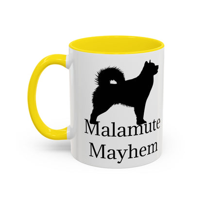 Malamute Mayhem 2-Tone Coffee Mug