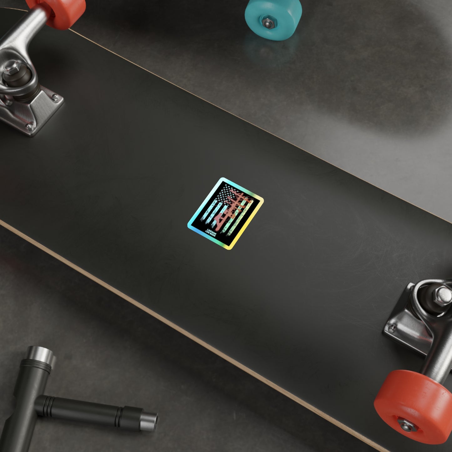 Lineman Holographic Sticker