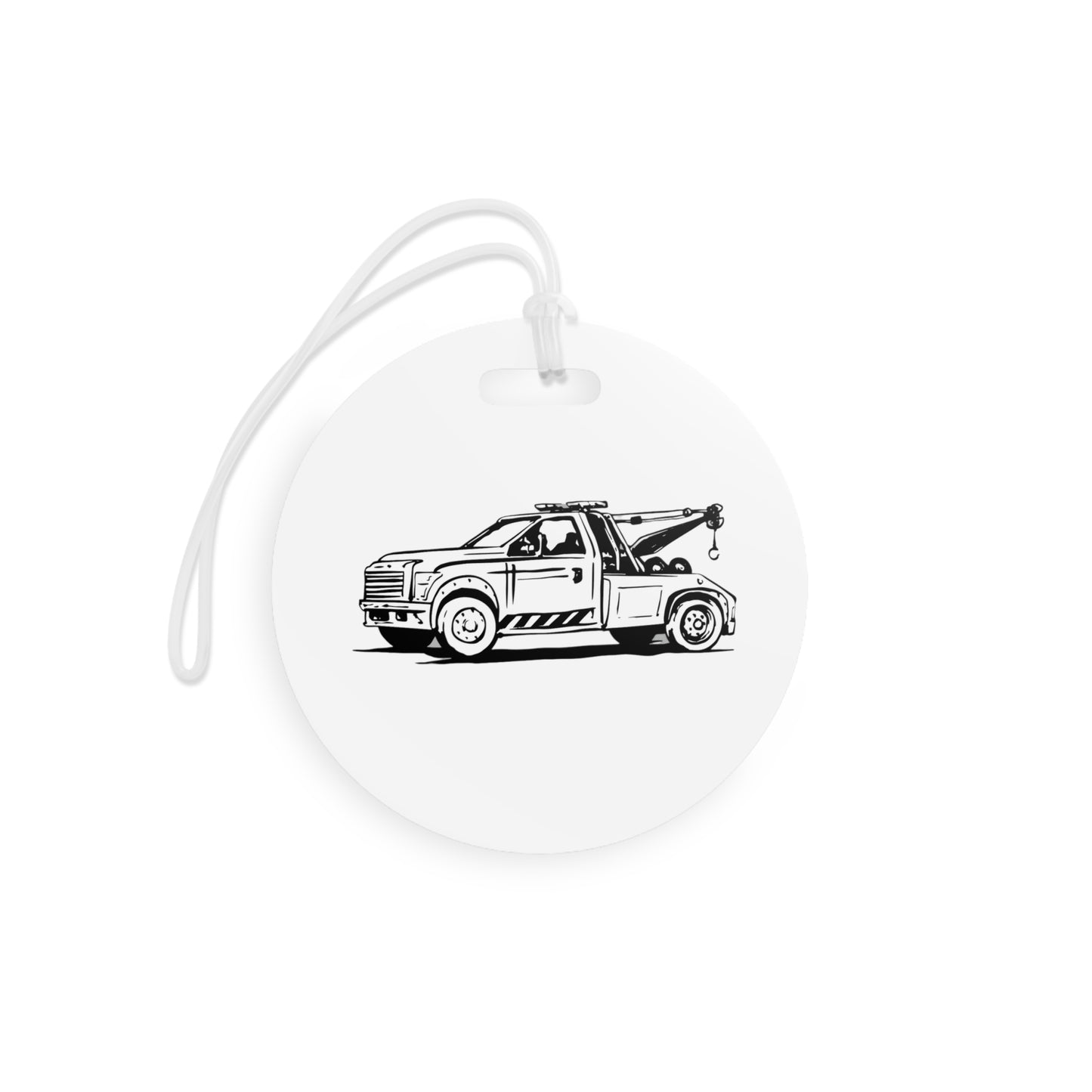 Wheel Lift Tow Truck Luggage Tag