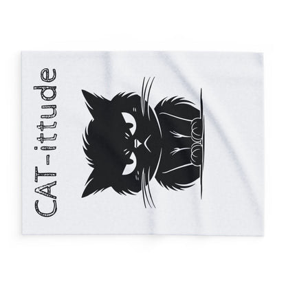 CAT-ittude Arctic Fleece Blanket
