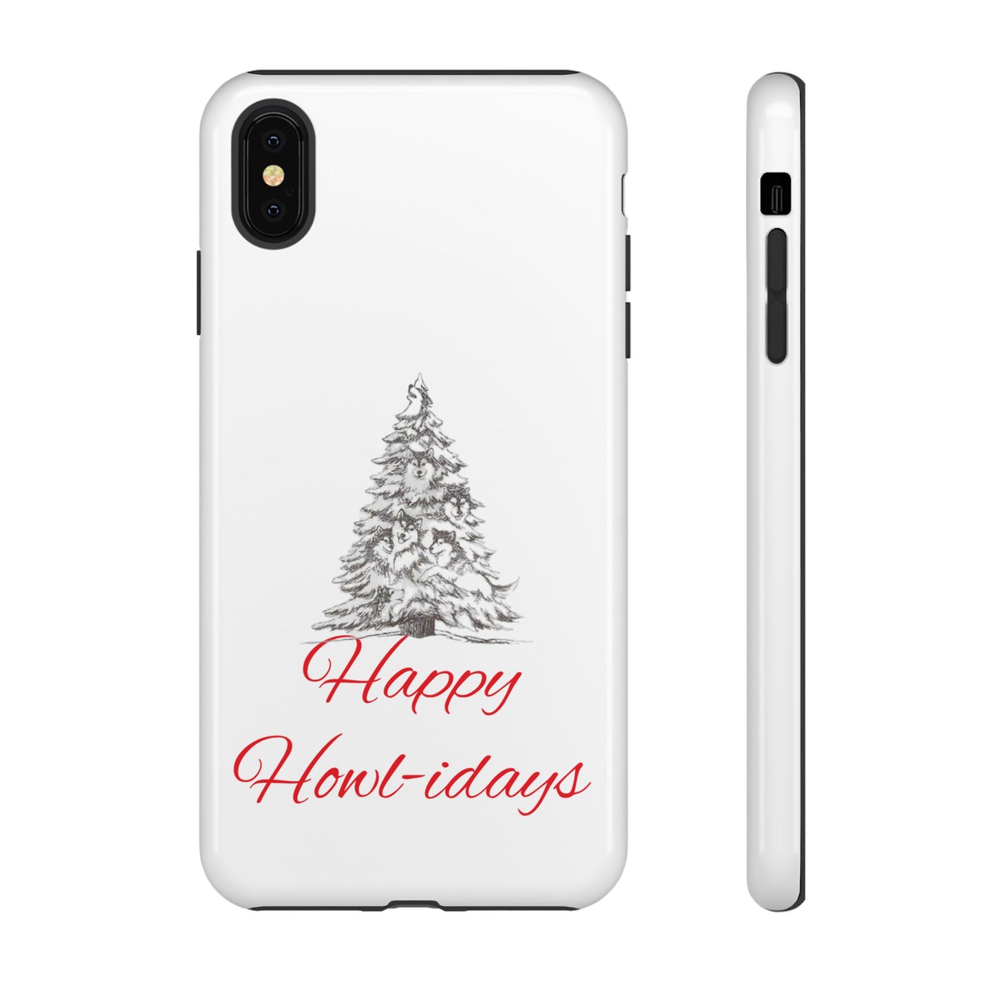 Happy Howl-idays iPhone Case