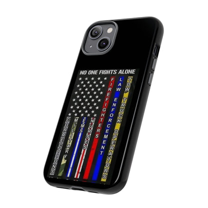 No One Fights Alone iPhone Case