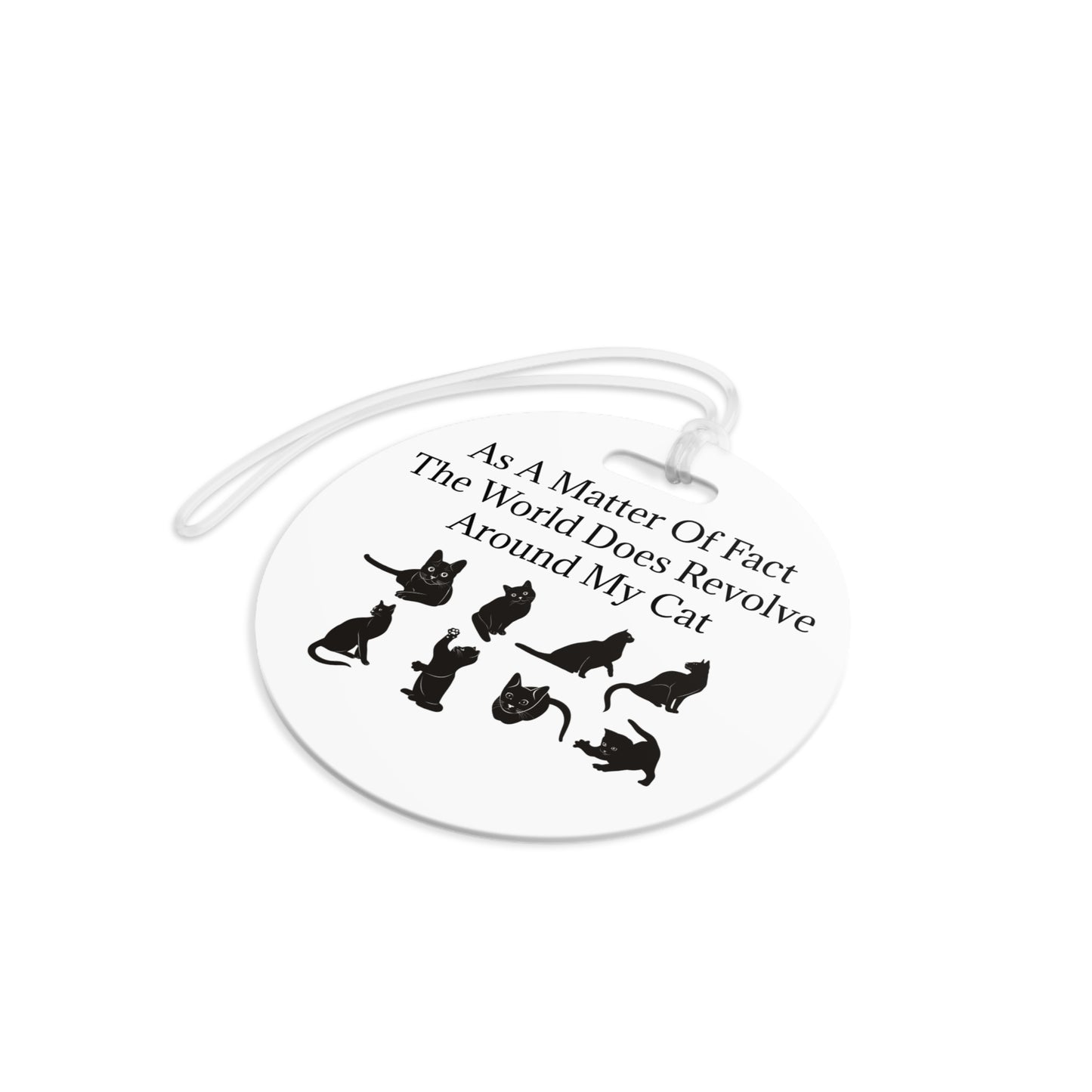 Matter Of Fact Cat Luggage Tag