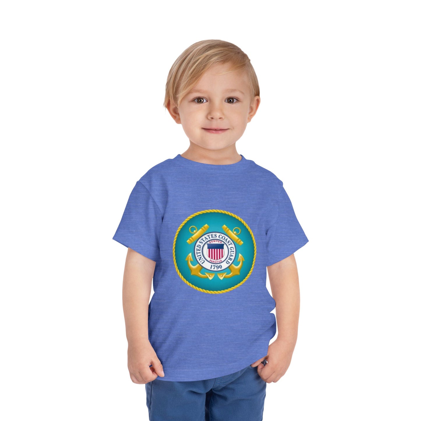 US Coast Guard Toddler Unisex Short Sleeve Crewneck Tee