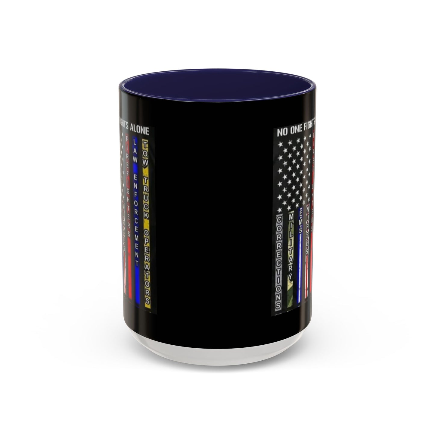 No One Fights Alone 2-Tone Coffee Mug
