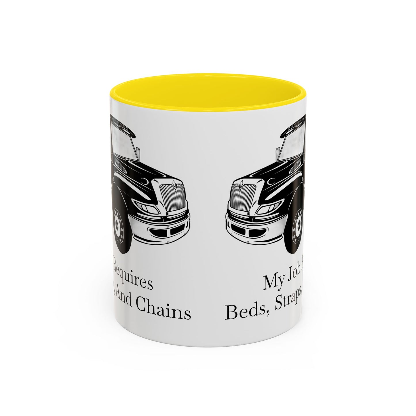 Beds, Straps, And Chains 2-Tone Coffee Mug