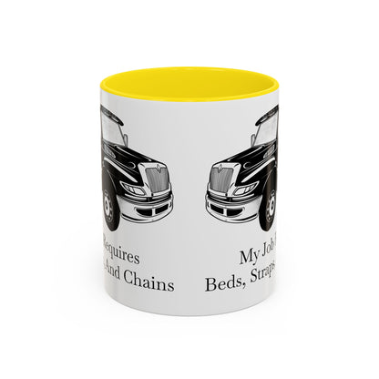 Beds, Straps, And Chains 2-Tone Coffee Mug