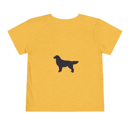 Golden Silhouette Toddler Unisex Short Sleeve Crewneck Tee