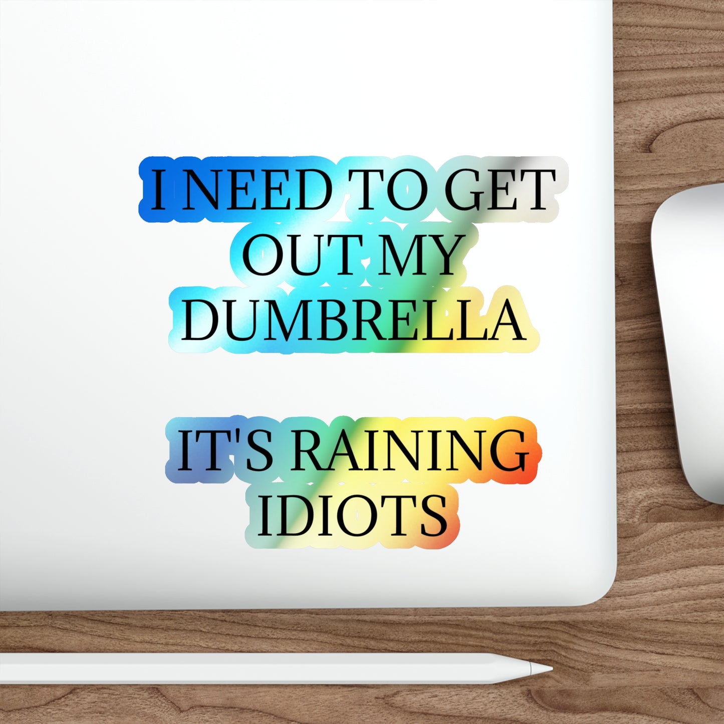 Dumbrella Holographic Sticker